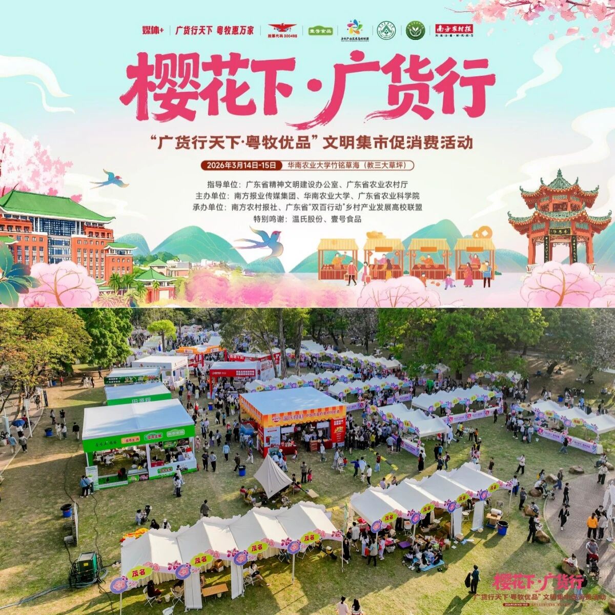 东东蛋食品亮相&ldquo;广货行天下&middot;粤牧优品&rdquo;文明集市，携双蛋白产品在樱花下共赴健康之约